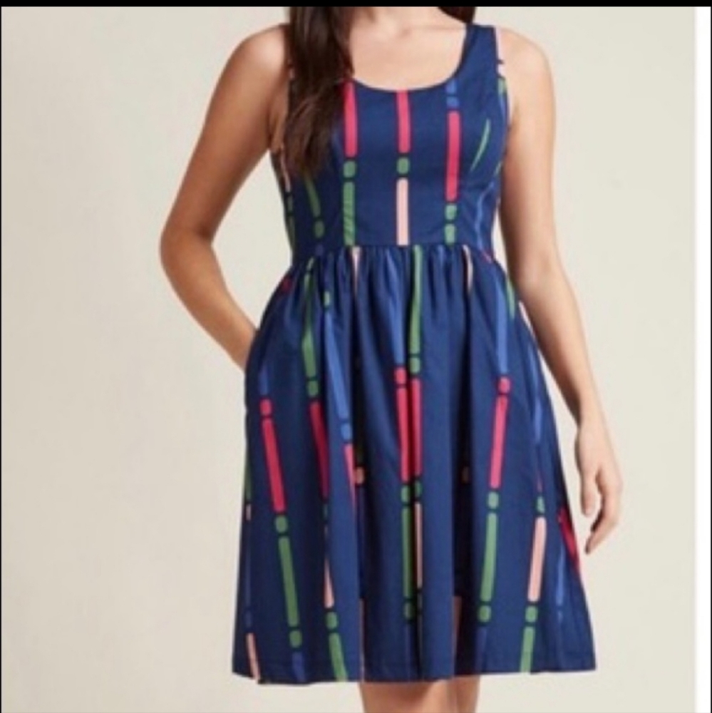 Modcloth fit and flare Dress